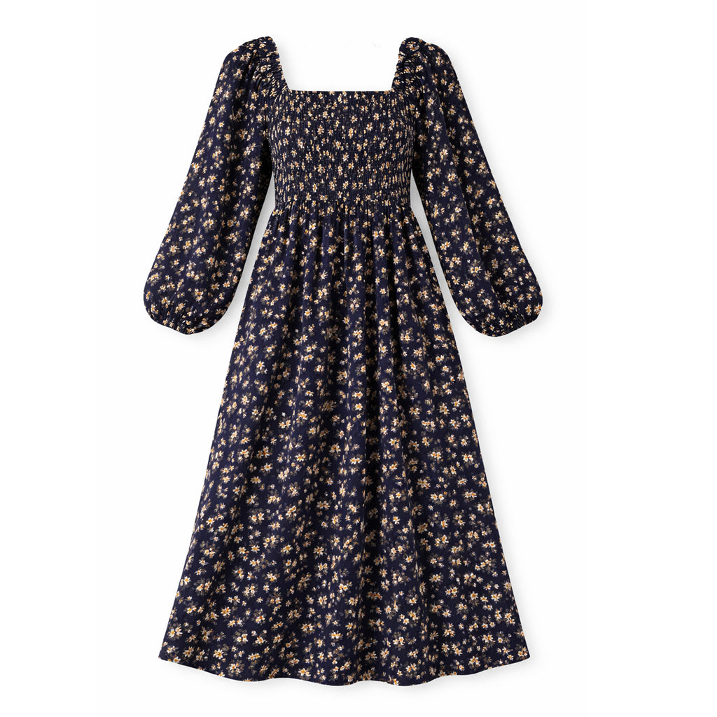 The Nyra Luxe Dress – Midnight Bloom