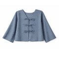 The Zareen Luxe Top – Azure Royale