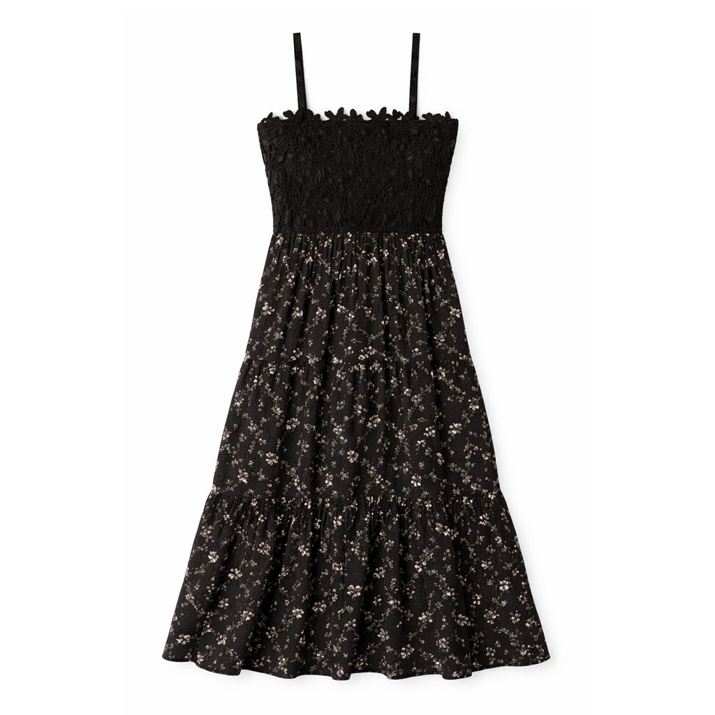The Nyra Étoile Dress – Midnight Bloom