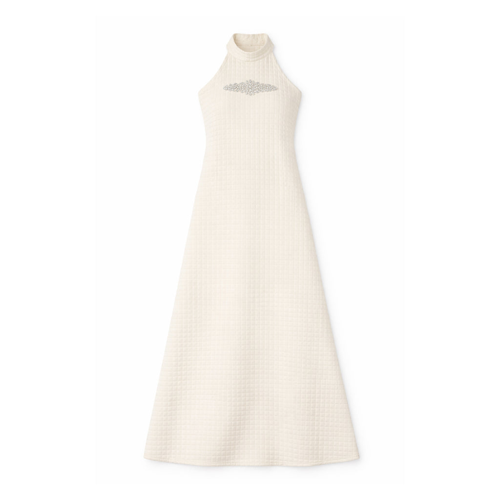 The Élyra Luxe Gown – Ivory Radiance