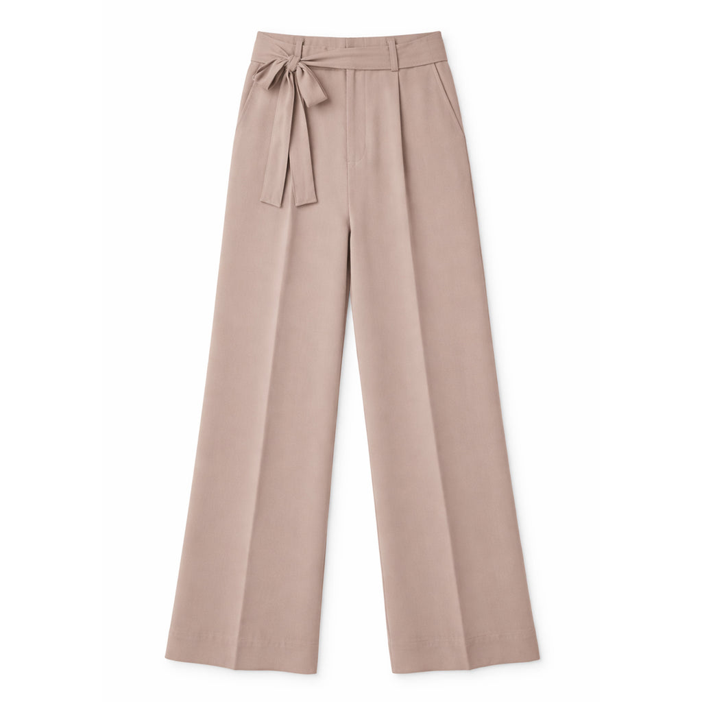 The Soléra Luxe Trousers – Sand Tie
