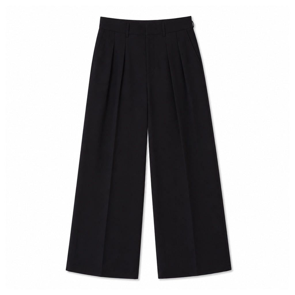 Essential Wide Leg  Brown Trouser