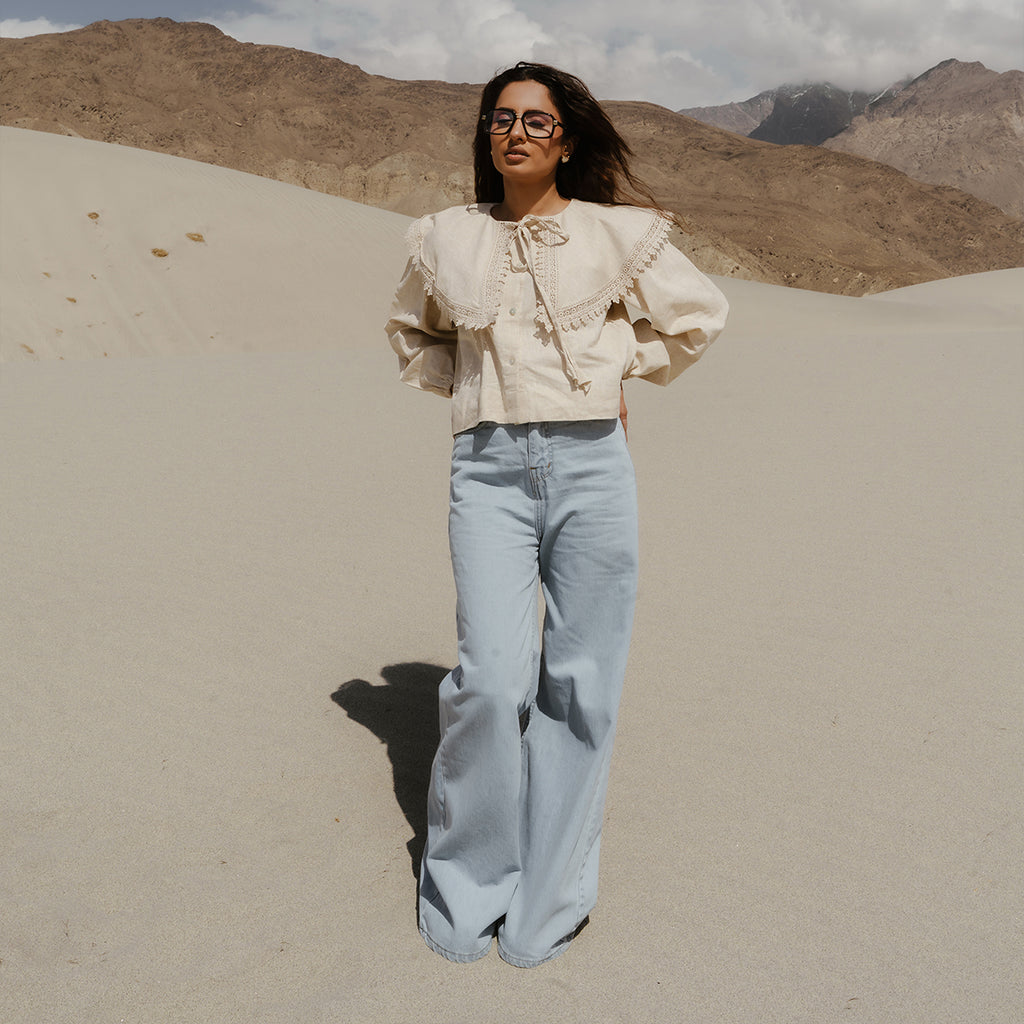 The Avenor Luxe Denim – Sky Wash
