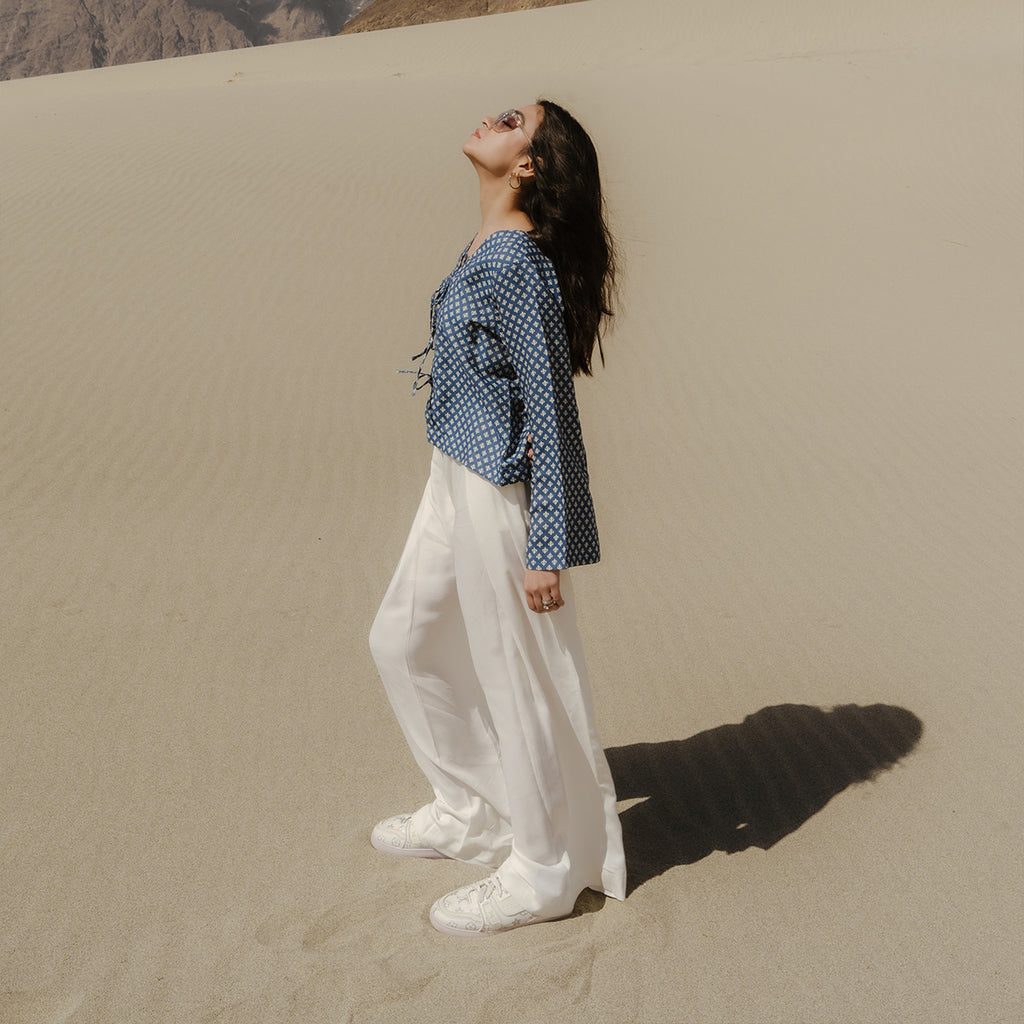 The Sorelle Tailored Trousers – Ivory Form