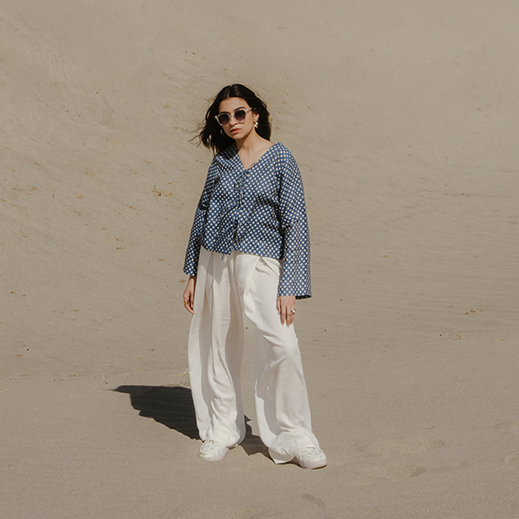 The Sorelle Tailored Trousers – Ivory Form