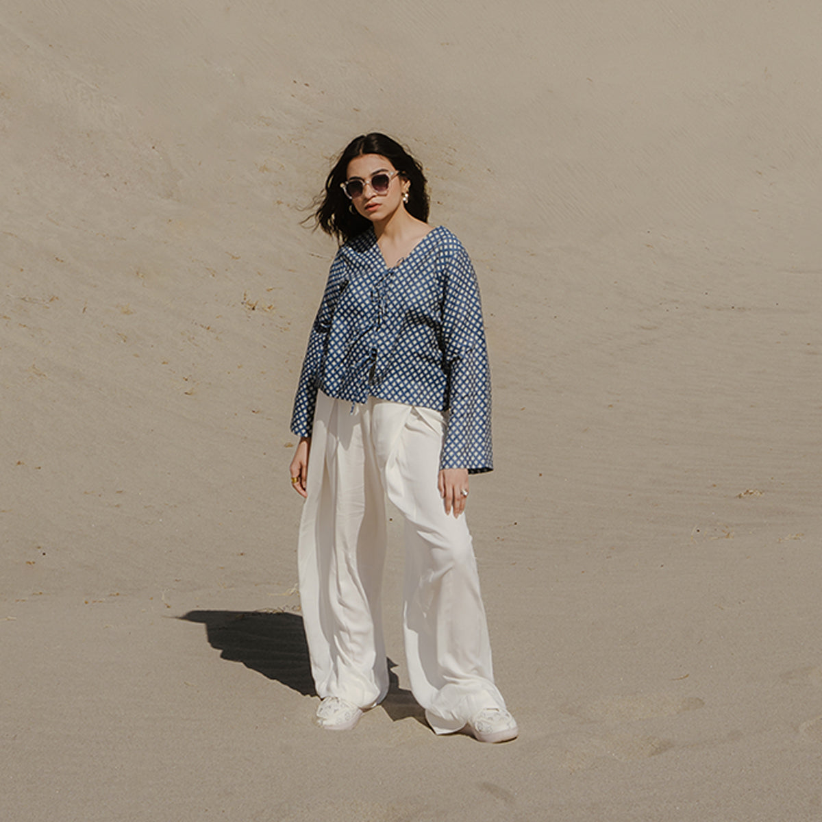 The Sorelle Tailored Trousers – Ivory Form