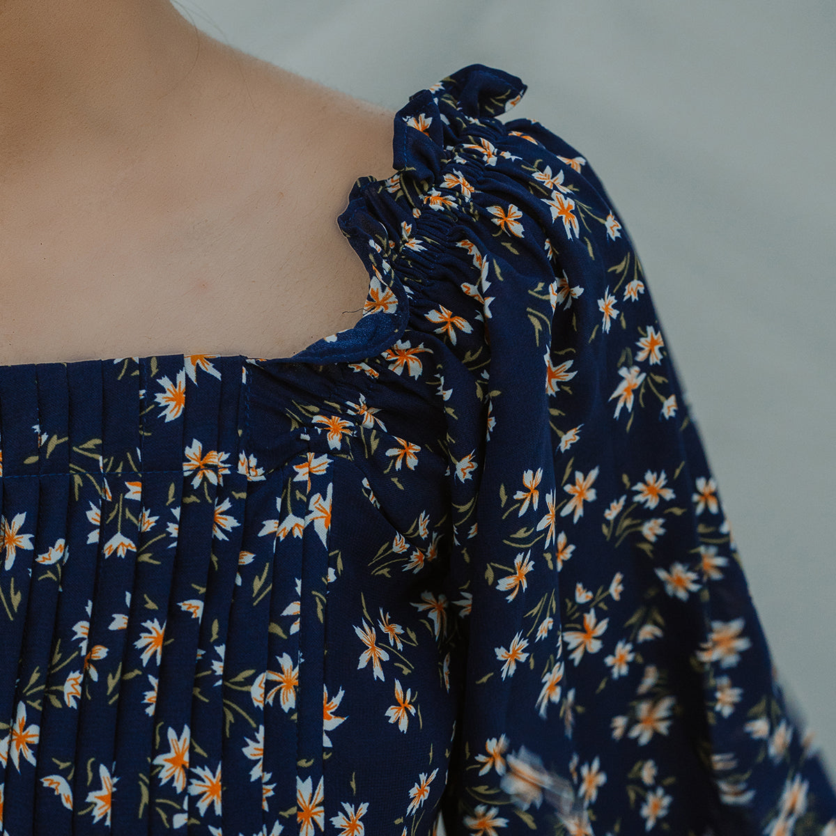 The Nyra Luxe Dress – Midnight Bloom