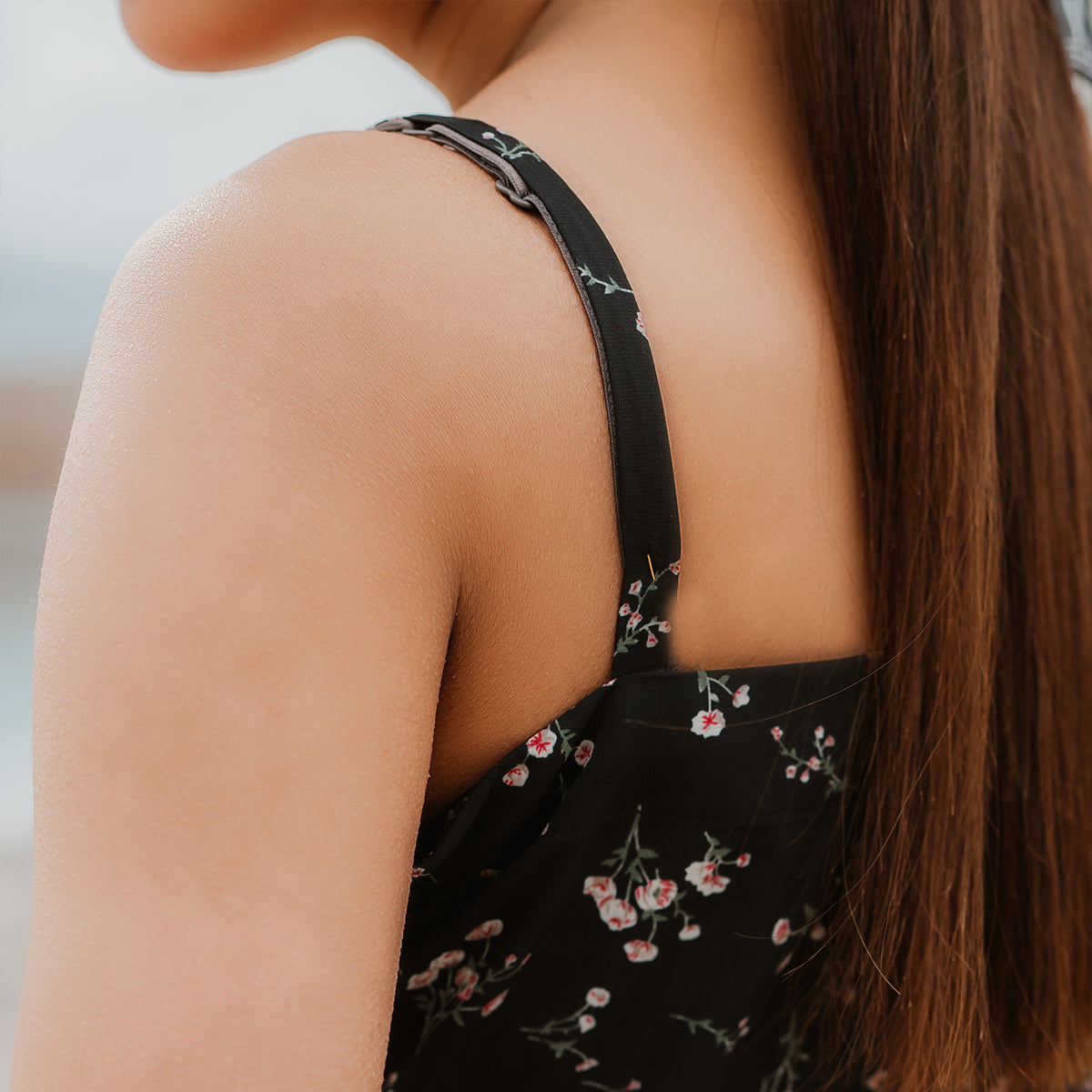 The Nyra Étoile Dress – Midnight Bloom