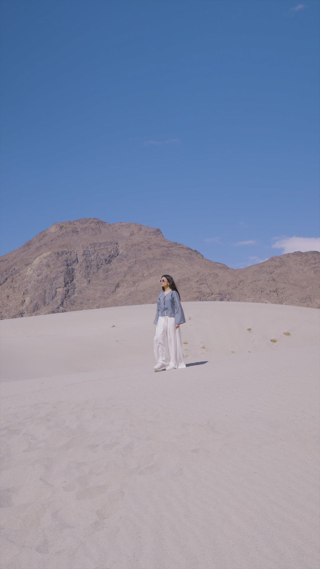 The Zareen Luxe Top – Azure Royale