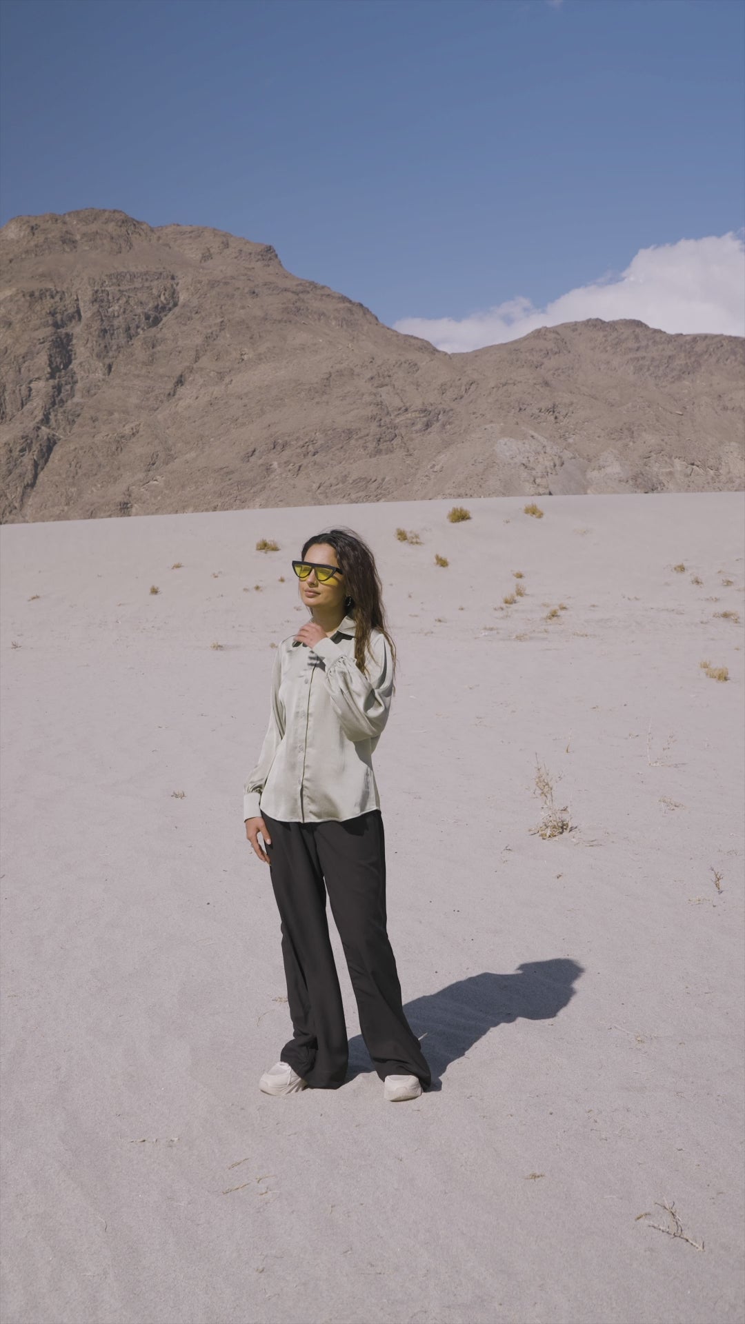 The Zayelle Luxe Shirt – Sage Form