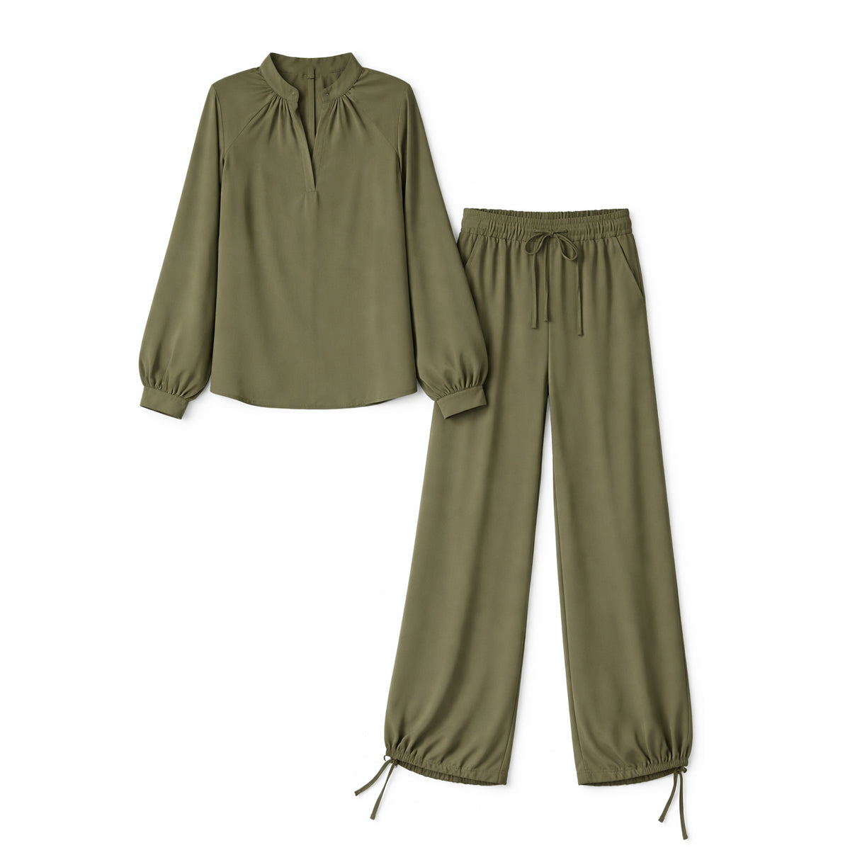The Zayra Luxe Set – Olive Essence